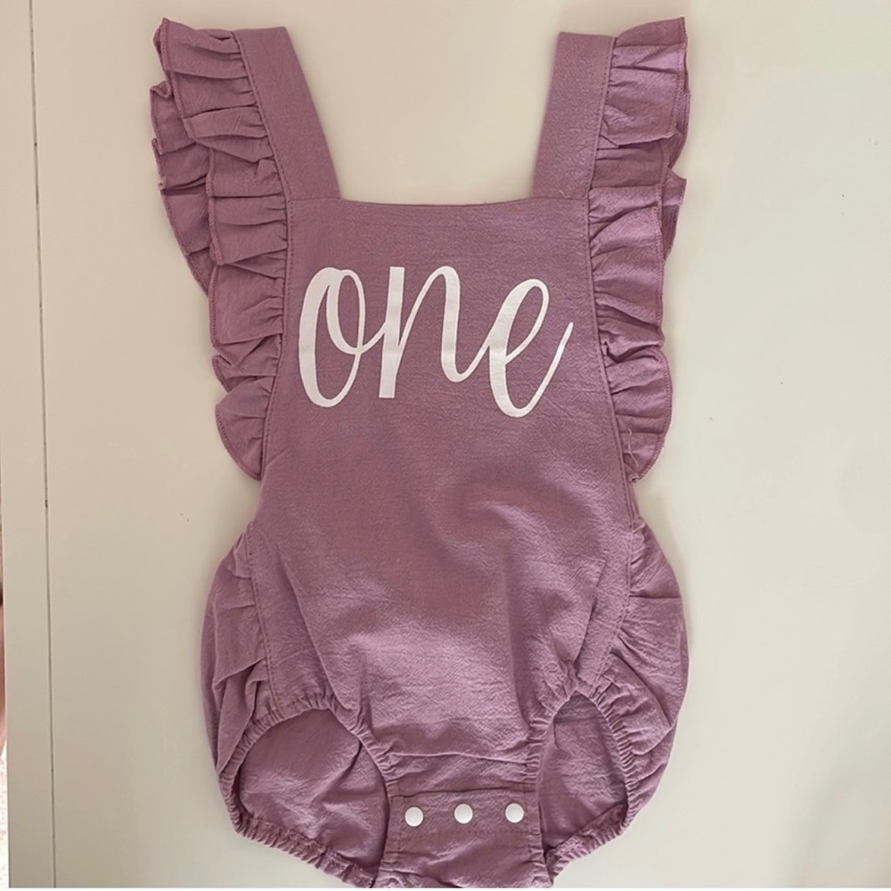 First birthday “One” body suit